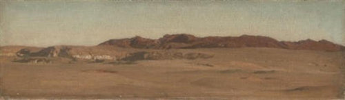 Montanhas Vermelhas, Deserto, Egito - Replicarte