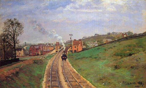 Estação Lordship Lane, Dulwich (Camille Pissarro) - Reprodução com Qualidade Museu