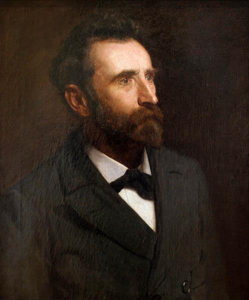 Retrato de Louis Husson (Thomas Eakins) - Reprodução com Qualidade Museu