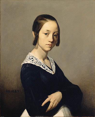 Louise Antoinette Feuardent (Jean-François Millet) - Reprodução com Qualidade Museu