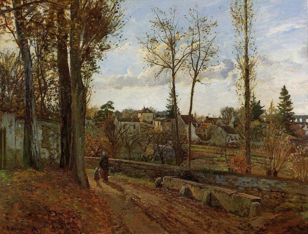 Louveciennes (Camille Pissarro) - Reprodução com Qualidade Museu