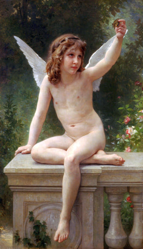 Amor à vista (William-Adolphe Bouguereau) - Reprodução com Qualidade Museu