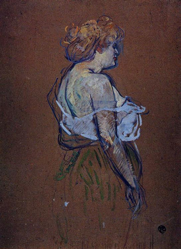 Lucie Bellanger (Henri de Toulouse-Lautrec) - Reprodução com Qualidade Museu