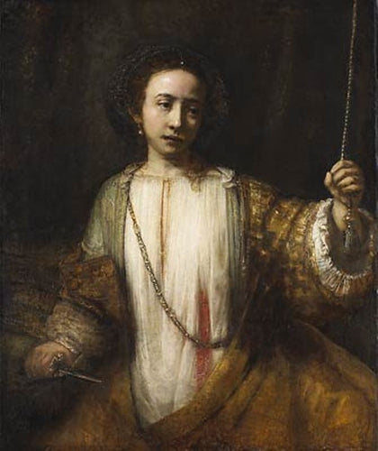Lucretia (Rembrandt) - Reprodução com Qualidade Museu