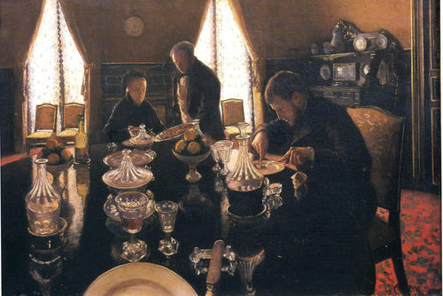 Almoço (Gustave Caillebotte) - Reprodução com Qualidade Museu