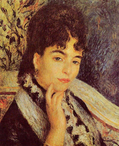 Madame Alphonse Daudet (Pierre-Auguste Renoir) - Reprodução com Qualidade Museu