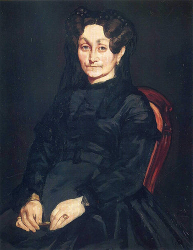 Madame Auguste Manet (Edouard Manet) - Reprodução com Qualidade Museu