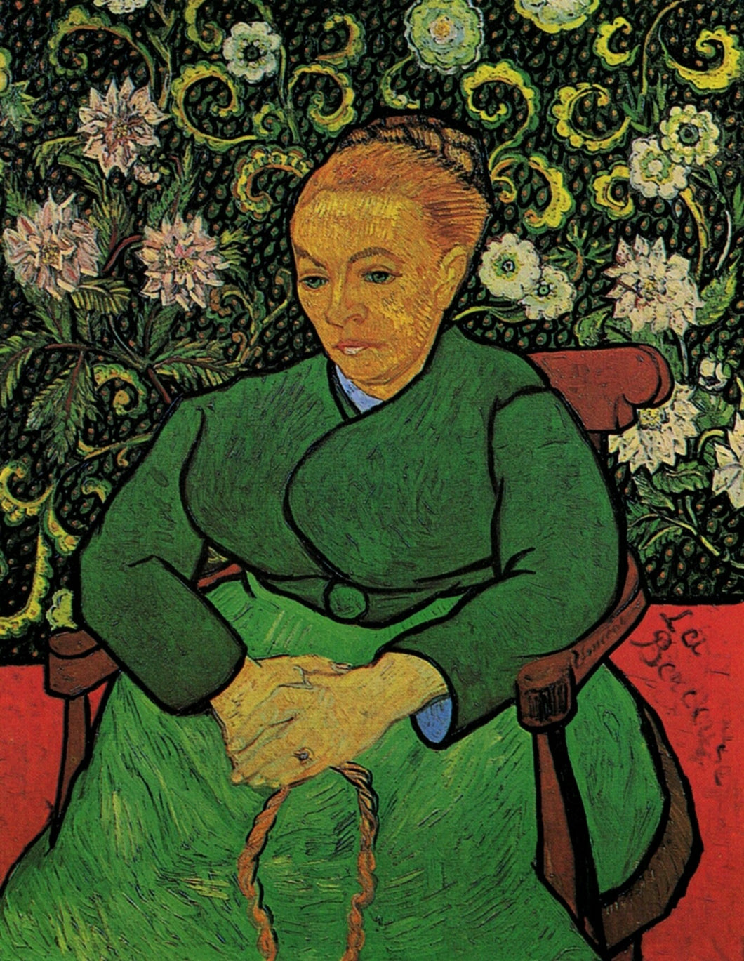 Madame Augustine Roulin (Vincent Van Gogh) - Reprodução com Qualidade Museu