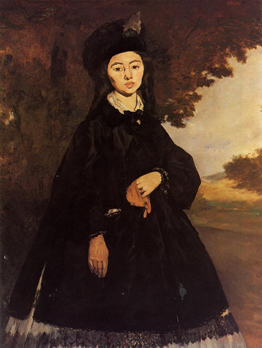 Madame Brunet (Edouard Manet) - Reprodução com Qualidade Museu