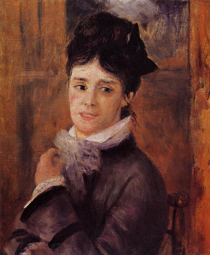 Madame Claude Monet (Pierre-Auguste Renoir) - Reprodução com Qualidade Museu