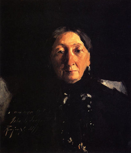 Madame François Buloz (John Singer Sargent) - Reprodução com Qualidade Museu