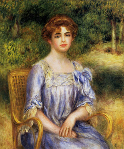 Madame Gaston Bernheim De Villers (Pierre-Auguste Renoir) - Reprodução com Qualidade Museu