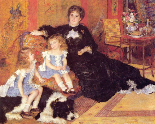 Madame Georges Charpentier (Pierre-Auguste Renoir) - Reprodução com Qualidade Museu