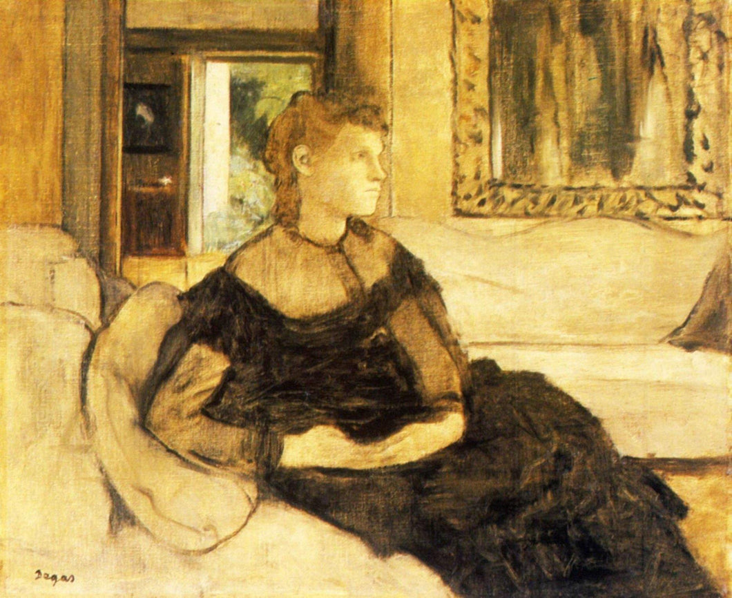 Madame Gobillard, Yves Morisot (Edgar Degas) - Reprodução com Qualidade Museu