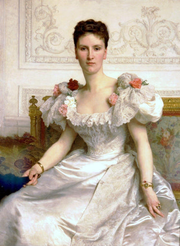 Madame La Comtesse De Cambaceres (William-Adolphe Bouguereau) - Reprodução com Qualidade Museu
