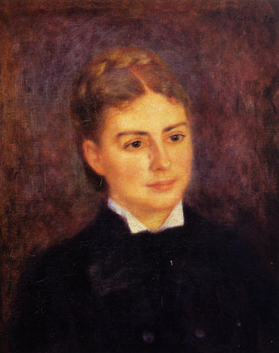 Madame Paul Berard (Pierre-Auguste Renoir) - Reprodução com Qualidade Museu