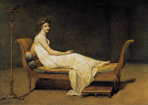 Madame Recamier (Jacques-Louis David) - Reprodução com Qualidade Museu