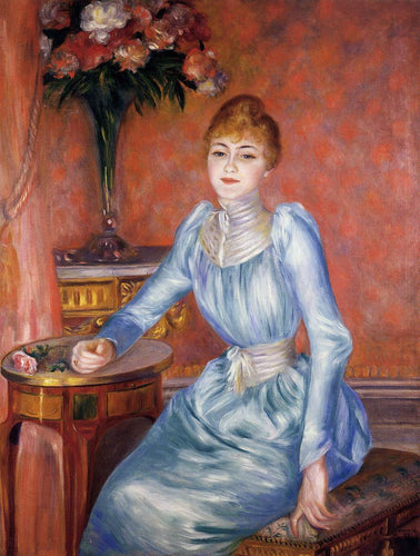 Madame Robert De Bonnieres (Pierre-Auguste Renoir) - Reprodução com Qualidade Museu