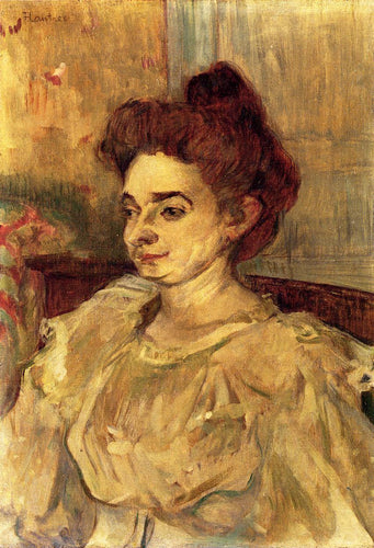 Mademoiselle Beatrice Tapie De Celeyran (Henri de Toulouse-Lautrec) - Reprodução com Qualidade Museu
