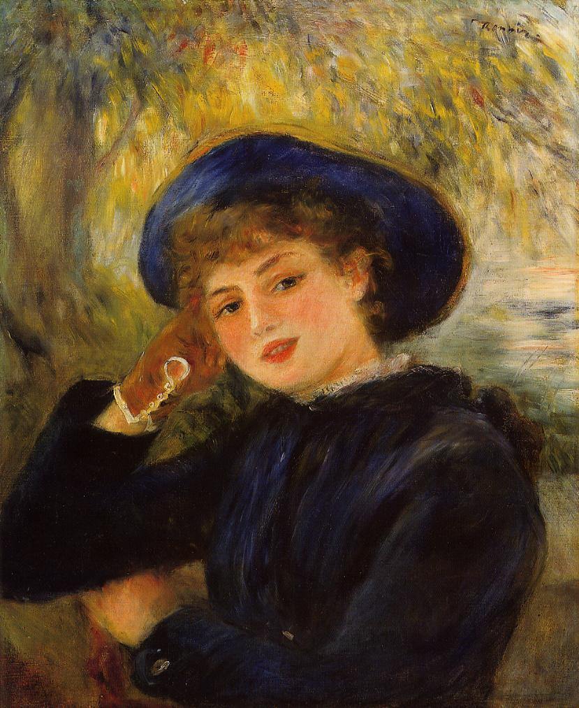 Mademoiselle Demarsy (Pierre-Auguste Renoir) - Reprodução com Qualidade Museu