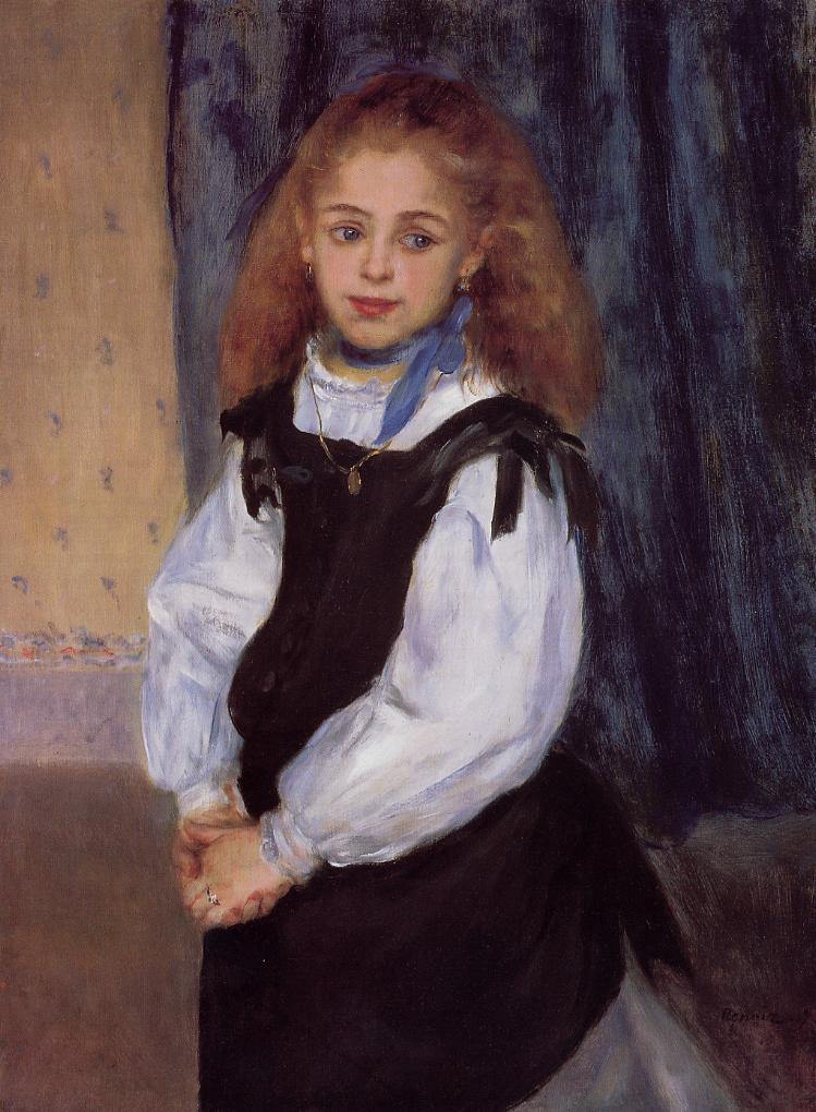 Mademoiselle Legrand (Pierre-Auguste Renoir) - Reprodução com Qualidade Museu