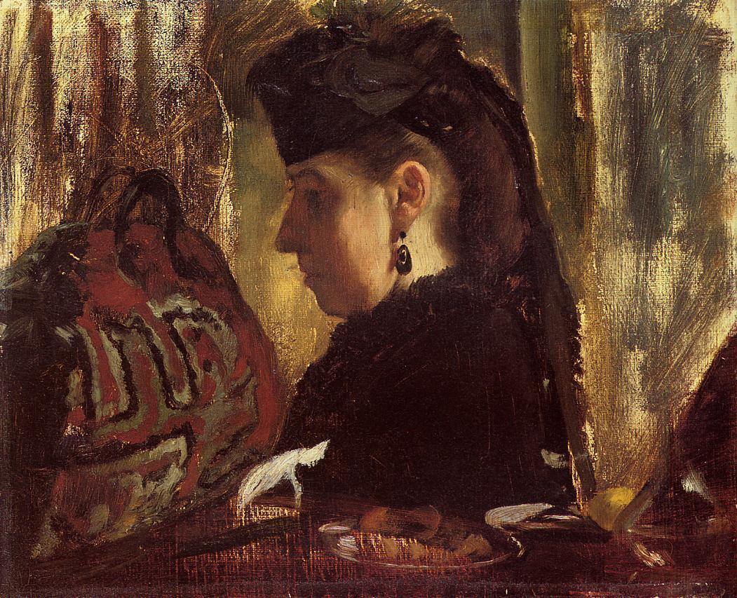 Mademoiselle Marie Dihau (Edgar Degas) - Reprodução com Qualidade Museu