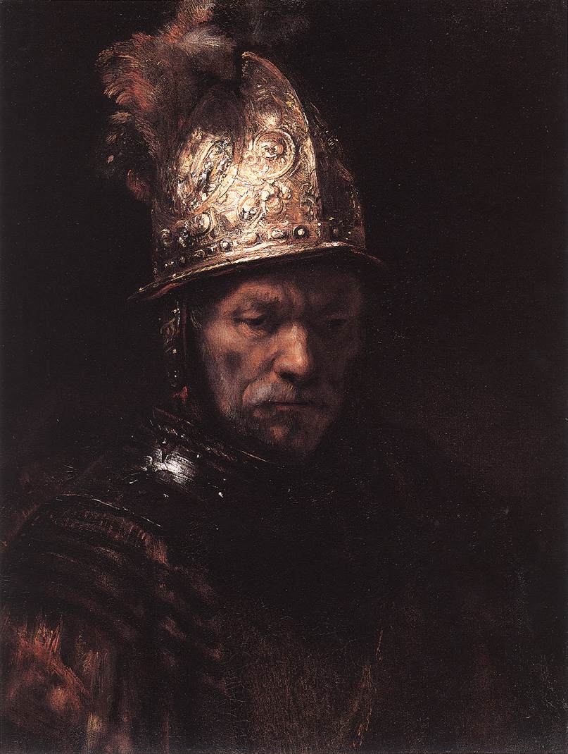 O Homem Com O Capacete Dourado (Rembrandt) - Reprodução com Qualidade Museu