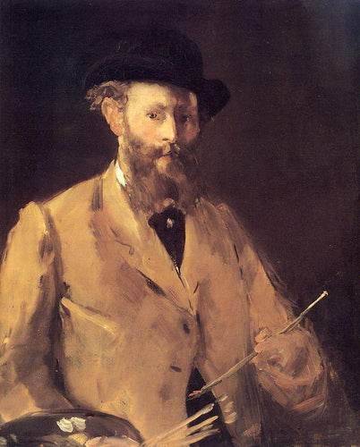 Auto-retrato com paleta (Edouard Manet) - Reprodução com Qualidade Museu