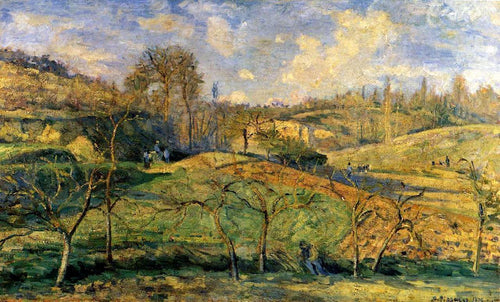 Dom de março, Pontoise (Camille Pissarro) - Reprodução com Qualidade Museu
