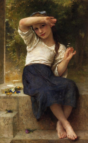 Marguerite (William-Adolphe Bouguereau) - Reprodução com Qualidade Museu