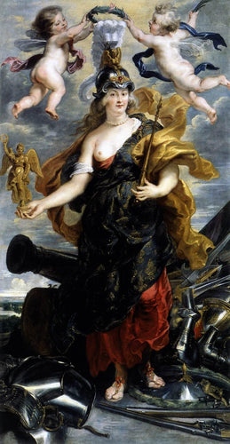 Marie De Medici As Bellona (Peter Paul Rubens) - Reprodução com Qualidade Museu