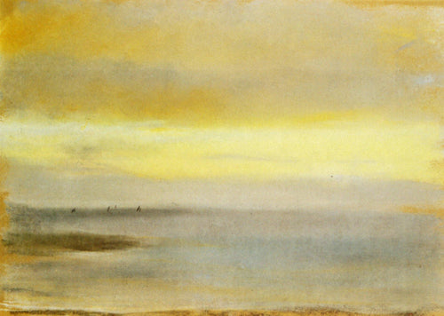 Marina, Sunset (Edgar Degas) - Reprodução com Qualidade Museu