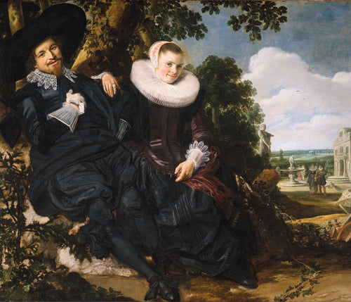 Retrato de casamento de Isaac Abrahamsz Massa e Beatrix Van Der Laan
