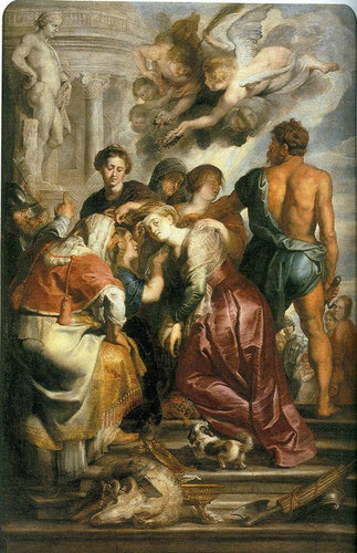 Martírio de Santa Catarina (Peter Paul Rubens) - Reprodução com Qualidade Museu