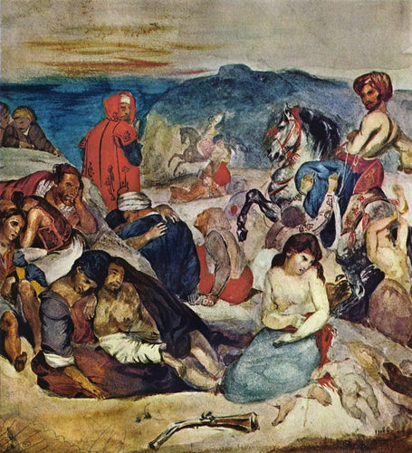 Massacre de Chios (Eugene Delacroix) - Reprodução com Qualidade Museu