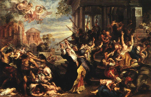 Massacre dos inocentes (Peter Paul Rubens) - Reprodução com Qualidade Museu