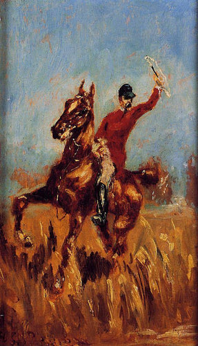 Mestre da caça (Henri de Toulouse-Lautrec) - Reprodução com Qualidade Museu