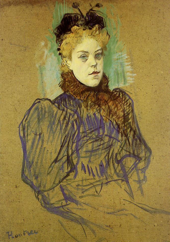 May Milton (Henri de Toulouse-Lautrec) - Reprodução com Qualidade Museu