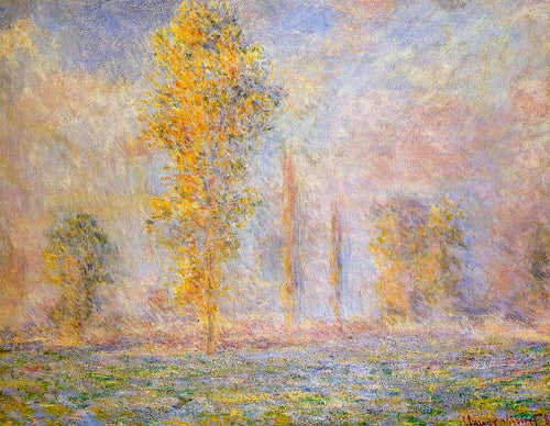 Meadow At Giverny (Claude Monet) - Reprodução com Qualidade Museu