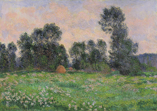 Meadow In Giverny (Claude Monet) - Reprodução com Qualidade Museu