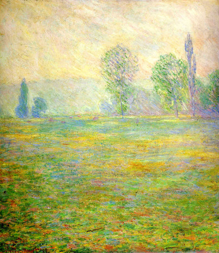 Meadows In Giverny (Claude Monet) - Reprodução com Qualidade Museu