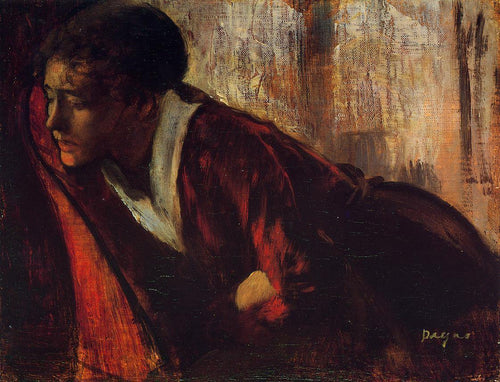 Melancólico (Edgar Degas) - Reprodução com Qualidade Museu