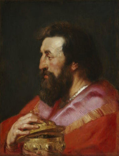 Melchior, o rei assírio (Peter Paul Rubens) - Reprodução com Qualidade Museu