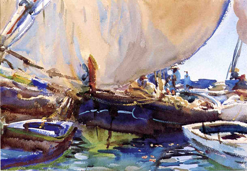 Barcos melão (John Singer Sargent) - Reprodução com Qualidade Museu