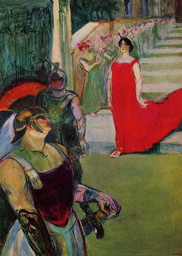 Tecido de seda (Henri de Toulouse-Lautrec) - Reprodução com Qualidade Museu