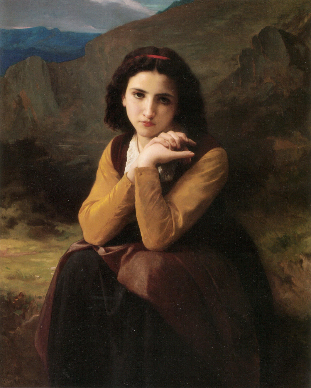 Mignon (William-Adolphe Bouguereau) - Reprodução com Qualidade Museu