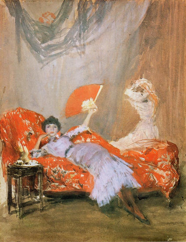 Milly Finch (James Abbott McNeill Whistler) - Reprodução com Qualidade Museu