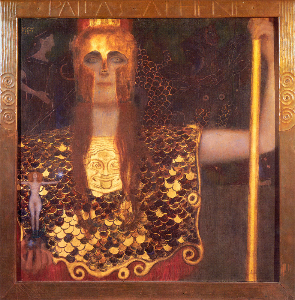Pallas Athene (Gustav Klimt) - Reprodução com Qualidade Museu