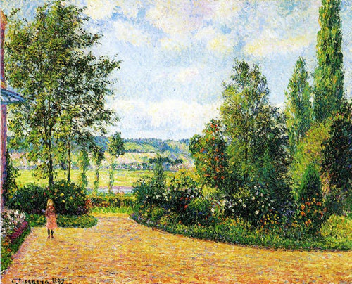 Jardim Mirbeaus - O Terraço (Camille Pissarro) - Reprodução com Qualidade Museu
