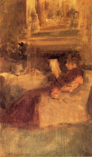 Srta. Ethel Philip Reading (James Abbott McNeill Whistler) - Reprodução com Qualidade Museu